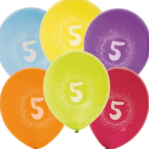 Hisab Joker Ballonger 6-pack 5 år