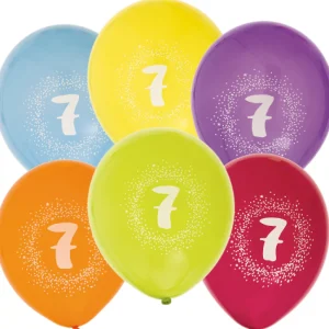 Hisab Joker Ballonger 6-pack 7 år