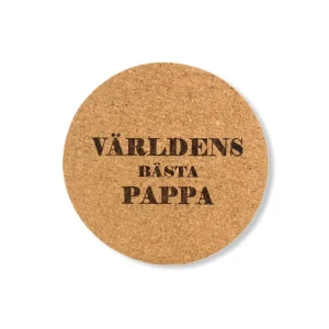 Sakligheter Glasunderlägg världens bästa pappa