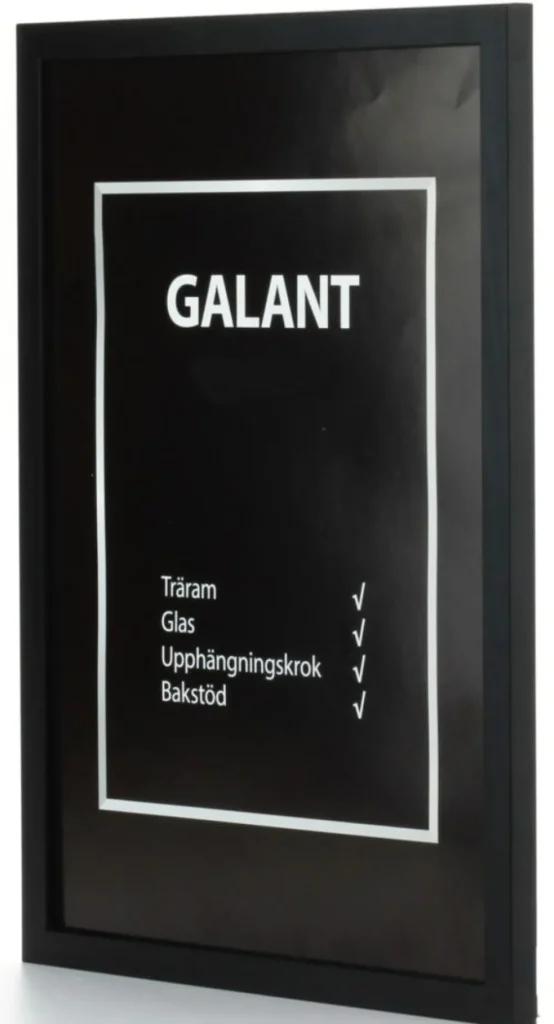 Estancia Ram Galant Svart 13x18