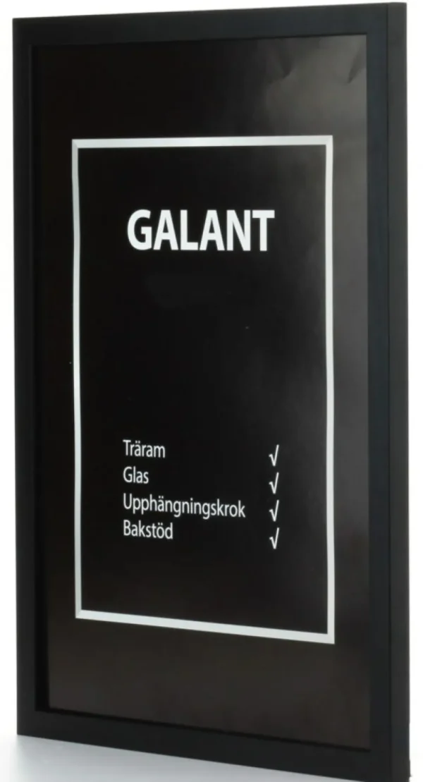 Estancia Ram Galant Svart 18x24